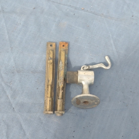 Metal Door Locks and Stop - Picture 1 of 3